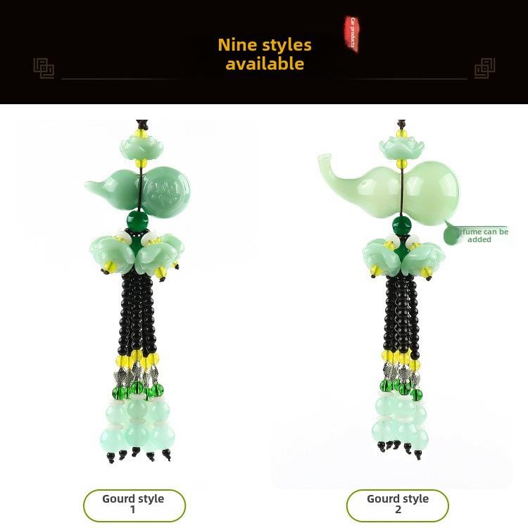 汽车挂件男士高档葫芦貔貅车挂创意莲花车载吊坠饰品车内用品车饰