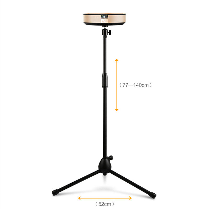 落地移动投影仪机支架小型便携式微型投影仪伸缩三角支架