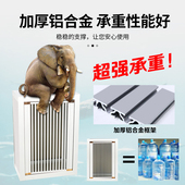 超白玻璃鱼缸客厅中小型落地家用水族箱底柜底座鱼缸柜子铝合金柜