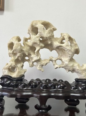 天然太湖石摆件庭院景观石园林假山石空间美学陈设家居摆件原石