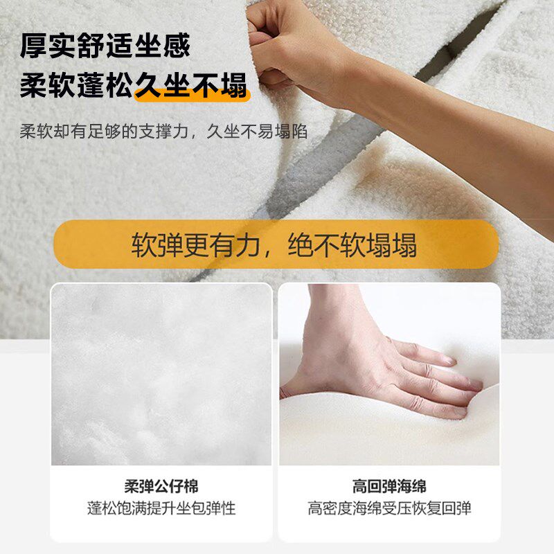 人类狗窝懒人沙发可睡可躺网红榻榻米双人版客厅巨大可折叠两用床