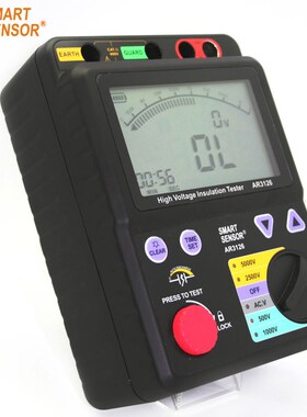 希玛 AR3126数字高压兆欧表 数显绝缘电阻表 5000V电阻测试仪