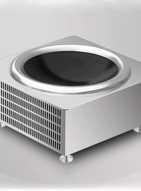 嵌入式商用大功率400MM方形凹面平面5000W线控电磁炉8KW