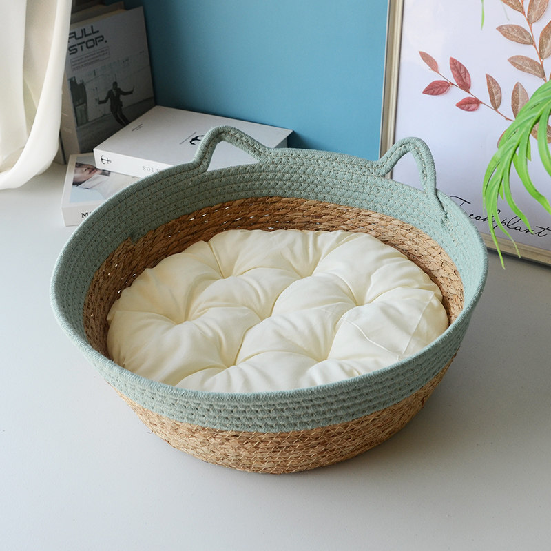 藤编猫窝冬季宠物窝四季通用冬天保暖猫床猫抓板猫咪垫子宠物用品,宠物/宠物食品及用品,猫窝/屋/帐篷/沙发,淘宝优惠券,粉丝福利购,淘宝优惠卷