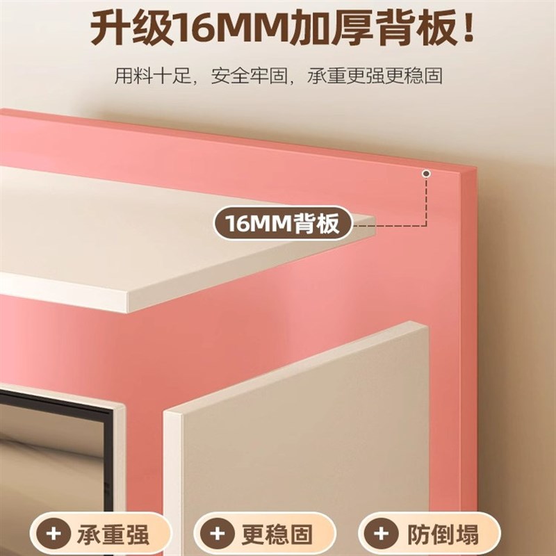 电脑书桌书柜学生2025新款组合家用客厅玻璃门收纳储物一体展示柜