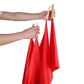 快板儿童节板方巾红绸专业舞蹈指板幼儿园口才初学入门竹板刻字