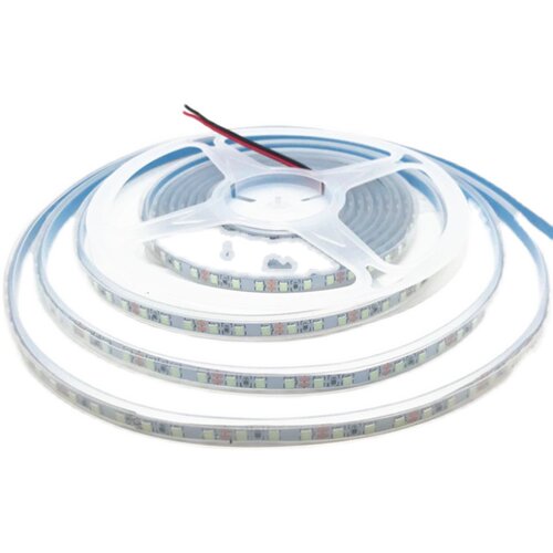 LED灯带24V防水7mm宽白光灯带24V窄版7毫米红绿蓝黄LED设备软灯条