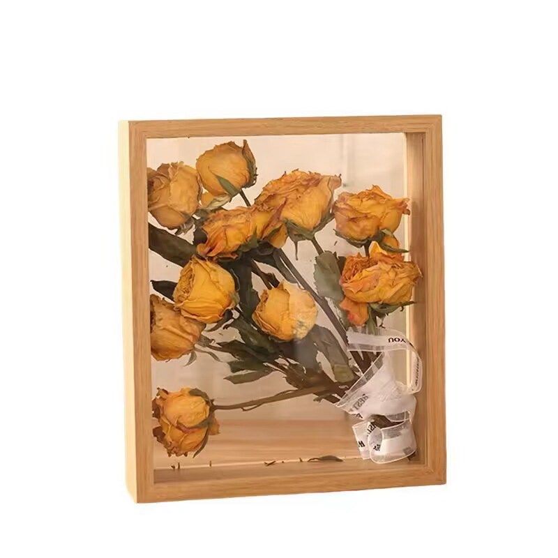 干花相框玻璃罩手工放装玫瑰花束满天星的大尺寸diy中空保存摆件,家居饰品,相框/画框,淘宝优惠券,粉丝福利购,淘宝优惠卷