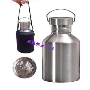 超大号容量防摔夏季行军单层冷水壶凉水杯04不锈钢运动工地水瓶
