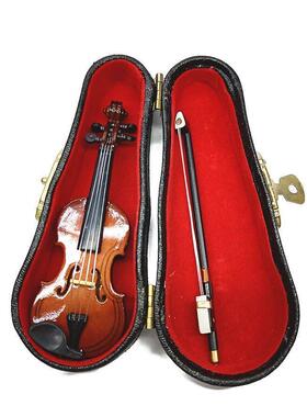 小提琴模型手工迷你乐器微缩摆件送男女朋友老师生日礼物商务礼品