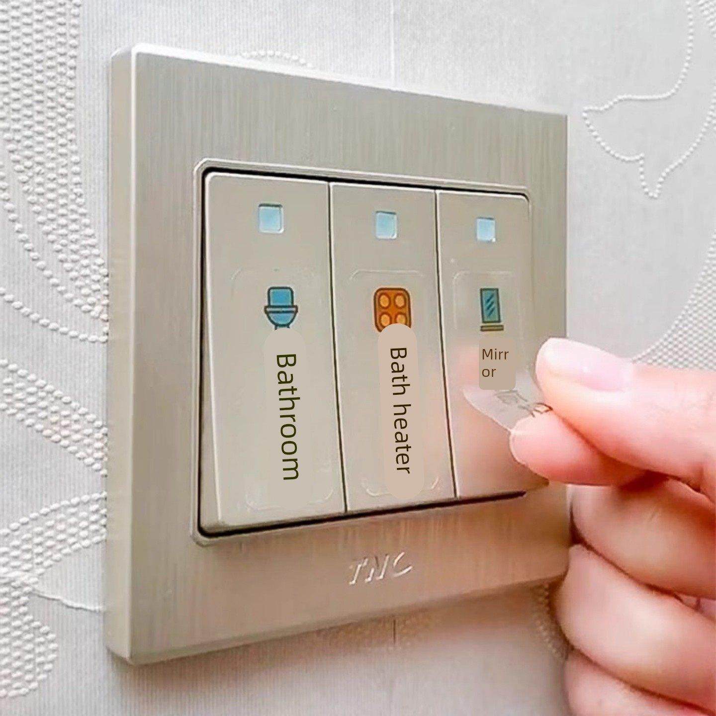夜光灯开关贴纸标识贴插座面板提示贴家用开关装饰墙贴个性创意,家居饰品,开关贴,淘宝优惠券,粉丝福利购,淘宝优惠卷