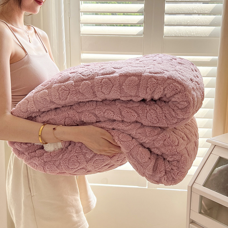 羊羔绒毛毯双层加厚珊瑚绒毯子儿童法兰绒午睡沙发盖毯办公室冬季,床上用品,休闲毯/毛毯/绒毯,淘宝优惠券,粉丝福利购,淘宝优惠卷