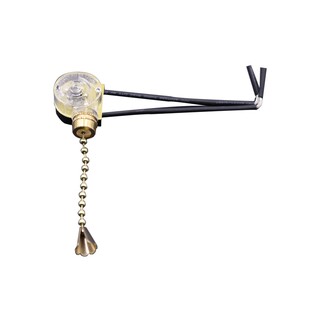 家用带拉链台灯壁灯吊灯拉线开关2线单控风扇灯拉绳开关灯具配件