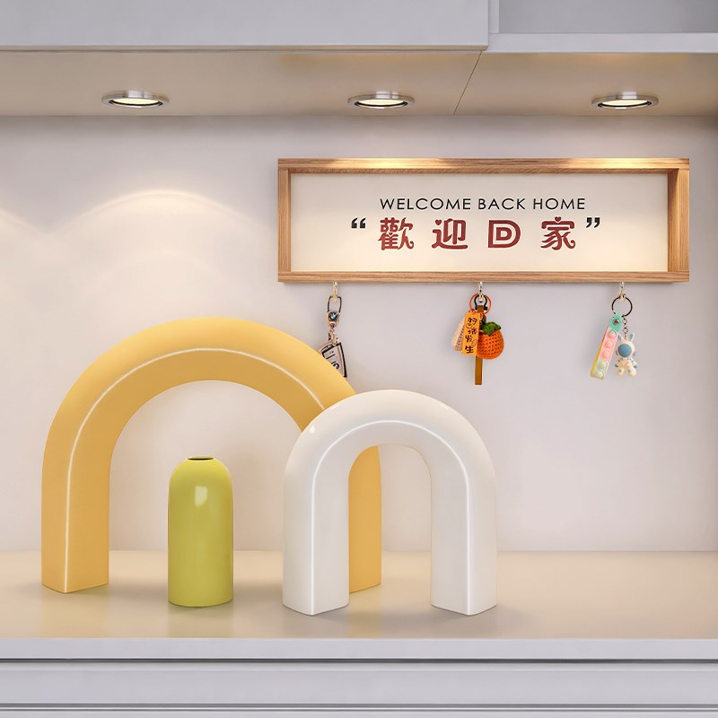 客厅简约摆件酒柜玄关柜鞋柜电视柜高级奶油风创意艺术家居装饰品