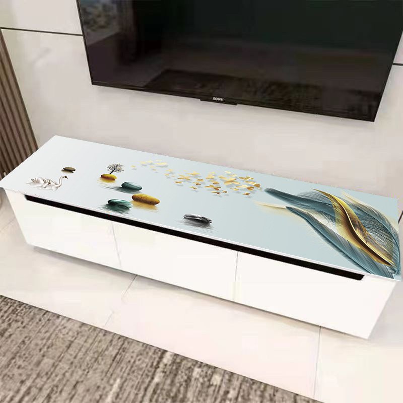 电视柜桌布防水防烫高档桌垫长方形防尘垫茶几盖布加厚不透明台布