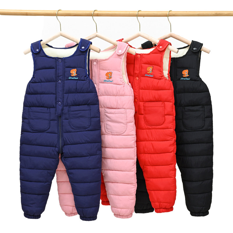 儿童羽绒棉背带裤男童保暖加绒连体衣女童可开档裤子宝宝加厚秋冬,童装/婴儿装/亲子装,裤子,淘宝优惠券,粉丝福利购,淘宝优惠卷