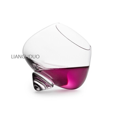 水晶凯恩杯闻香杯威士忌酒杯品鉴杯大肚杯郁金香干邑杯【2个装】