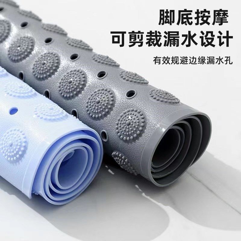 浴室超大防滑垫沐浴淋浴房洗澡地垫脚踏垫卫生间防摔加厚按摩地垫