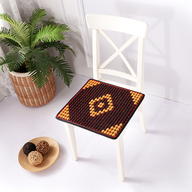新款木珠汽车坐垫手编汽车小方垫圆木珠透气板凳坐垫屁股按摩坐垫,居家布艺,椅垫,淘宝优惠券,粉丝福利购,淘宝优惠卷