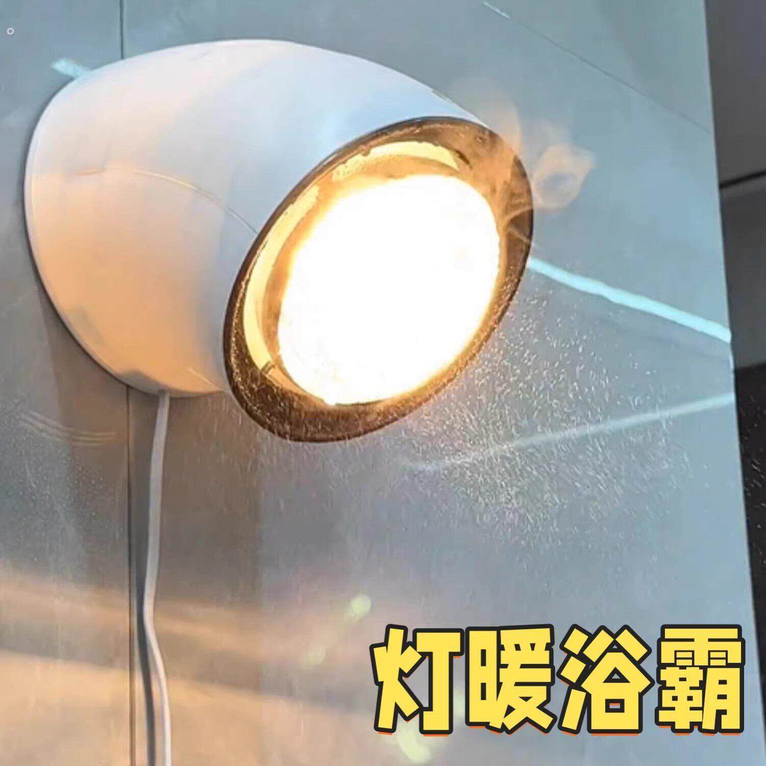 德国灯暖浴霸浴室专用挂壁式照明一体化妆室浴室不冷取暖灯泡