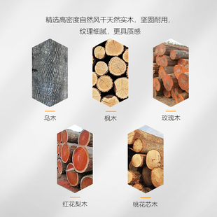 民谣电箱木吉他12mm实木尾钉塞 拾音器尾孔专用 背带钉背带扣乌木