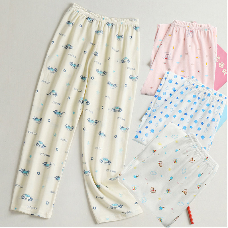 儿童睡裤纯棉宽松夏薄女中大童男童家居裤暖气空调宝宝长裤春秋裤,童装/婴儿装/亲子装,家居裤/睡裤,淘宝优惠券,粉丝福利购,淘宝优惠卷