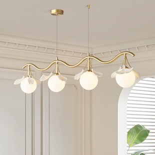 法式轻奢奶油风餐厅吊灯中古vintage吧台吊灯复古包豪斯餐桌灯具