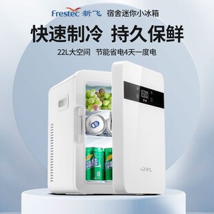 新飞迷你小冰箱一人单小型学生宿舍家用微型mini车载冰柜2024新款