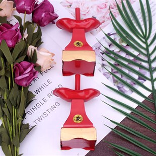 潮汕地区风俗物品佛具 方脚烛台竹签蜡烛插 礼佛红色烛台烛座底座