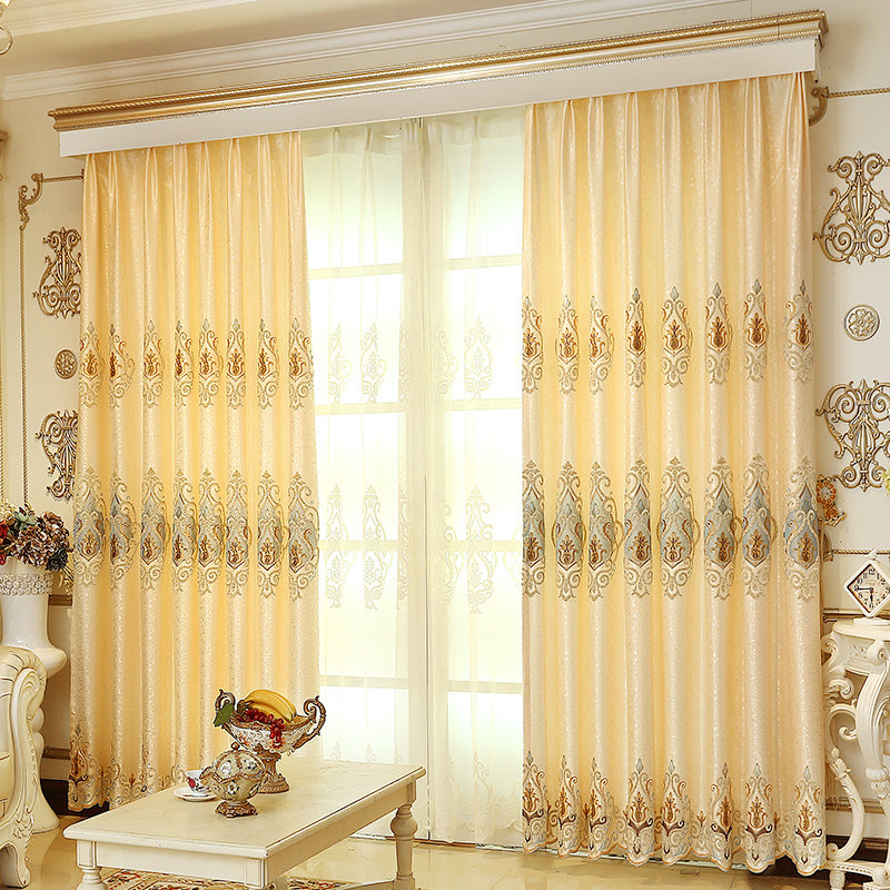 结婚窗帘成品卧室婚房粉色客厅水溶绣花北欧公主风欧式豪华全遮光,居家布艺,定制窗帘,淘宝优惠券,粉丝福利购,淘宝优惠卷