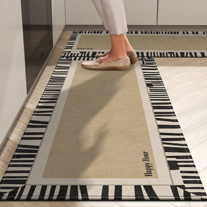 轻奢厨房地垫防水防滑防油可擦免洗耐脏脚垫入户门垫进门地毯家用,居家布艺,厨房地垫,淘宝优惠券,粉丝福利购,淘宝优惠卷