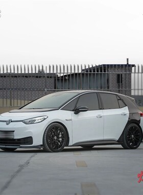 适用大众ID3车贴拉花 ID4新能源立柱C柱改装个性车身贴纸