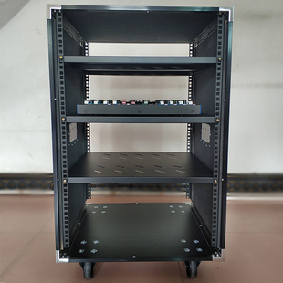 12U/16U加厚透明门机箱8U机柜航空箱20U功放机箱子车载舞台移功柜