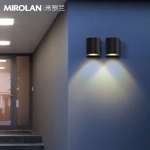户外壁灯防水洗墙灯外墙壁灯花园阳台壁灯室外墙灯露台墙面装饰灯