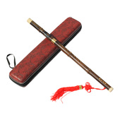 巴乌乐器新艺巴乌可拆卸二节横吹紫竹F调G调送锦盒中国结