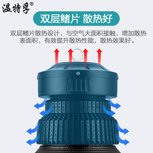 温特孚鳍片大功率工矿灯led厂房仓库天棚吊灯车间工厂工程照明灯