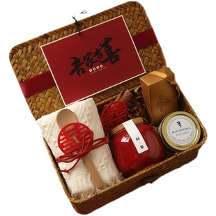 结婚伴手礼女伴娘婚庆套盒订婚喜茶高端礼盒装姐妹团宾客回礼礼品