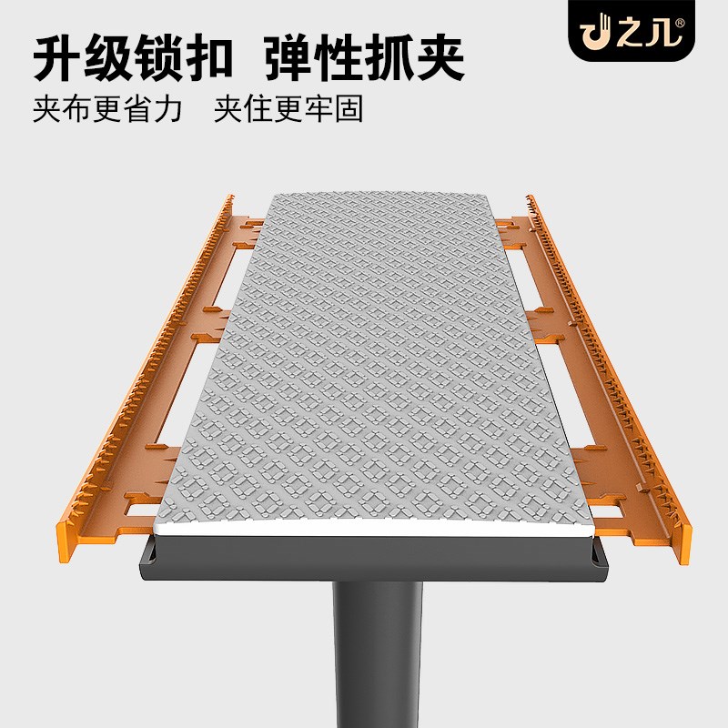 之几第五代34cm特大号夹布拖把自动夹卸布可夹毛巾抹布干湿平板拖