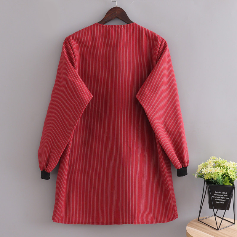 纯棉女罩衣外套围裙长袖家用厨房做饭防水防油上班耐磨加肥工作服,家庭/个人清洁工具,围裙,淘宝优惠券,粉丝福利购,淘宝优惠卷