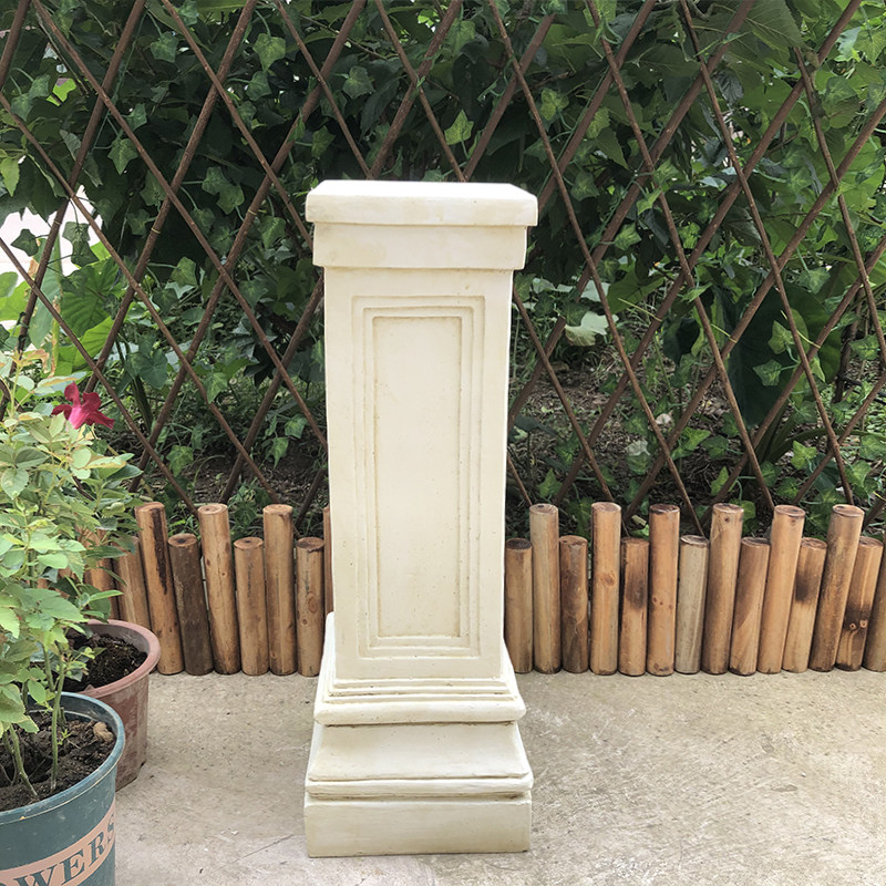 简约复古瘦长方形罗马柱仿石膏柱子别墅庭院落地装饰摆饰花盆底座,家居饰品,落地摆件,淘宝优惠券,粉丝福利购,淘宝优惠卷