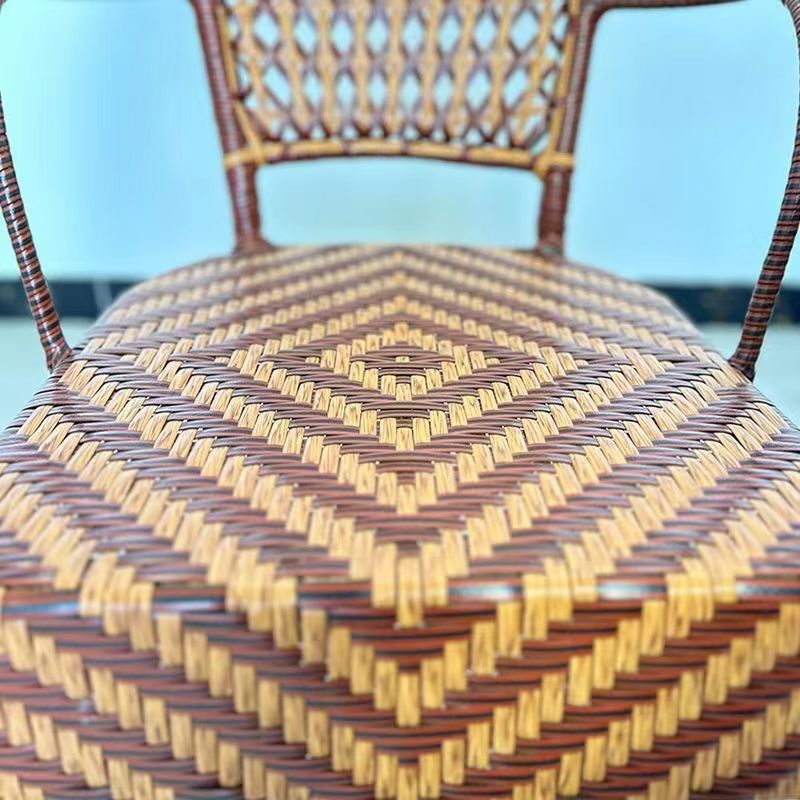 藤椅靠背椅铁艺藤椅子单人成人家用编织滕椅阳台户外椅子室外腾椅,住宅家具,阳台椅,淘宝优惠券,粉丝福利购,淘宝优惠卷