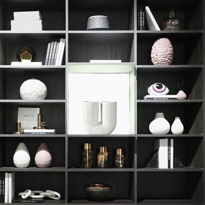 陶瓷摆件玻璃大理石家居饰品样品间家具软装摆件客厅装饰乔迁礼物