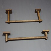 店衣架展示架 女装 实木上墙侧挂壁挂 店货架 挂衣服架子 童装 服装