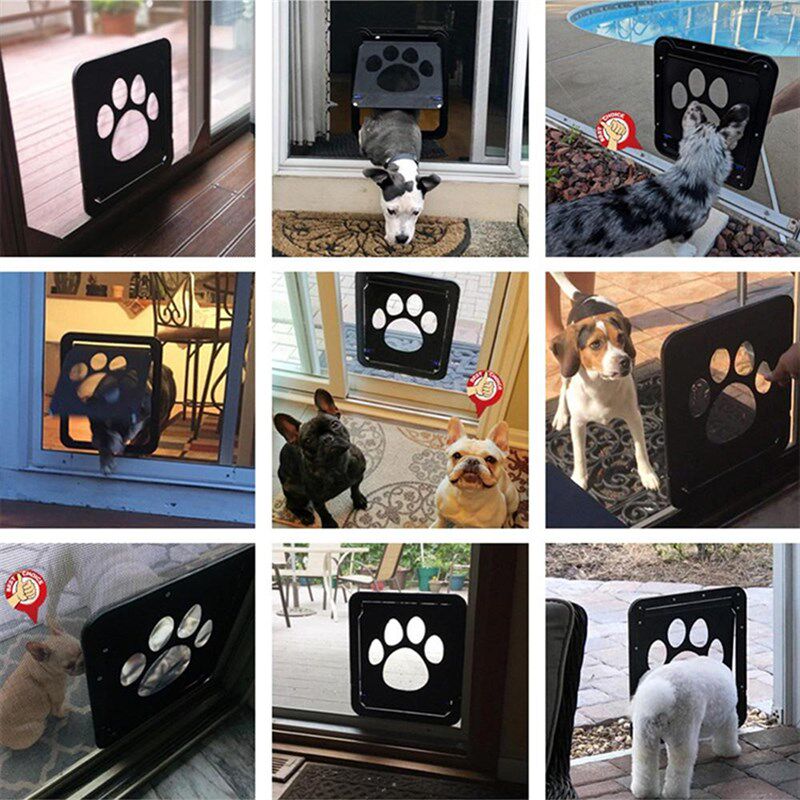 宠物用品夏天新款纱窗门自动闭合狗门猫门大型磁铁宠物防蚊纱窗门