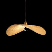 新中式 复古禅意竹艺吊灯 竹编灯笼仿古创意茶室餐厅饭店火锅店日式