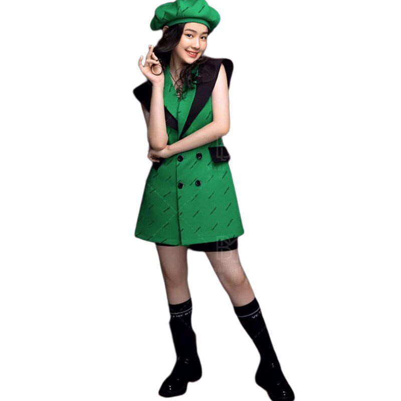 儿童摄影服装10-12岁大童时尚洋气女童拍照衣服演出服影楼艺术照
