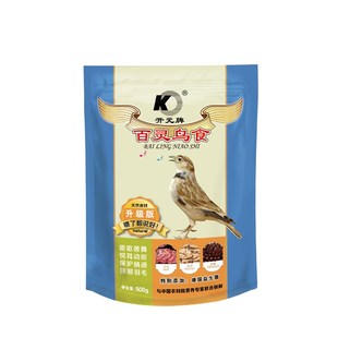 开元鸟食 升级版百灵鸟食鸟饲料鹩哥画眉云雀鸟食饲料 益生菌鸟粮