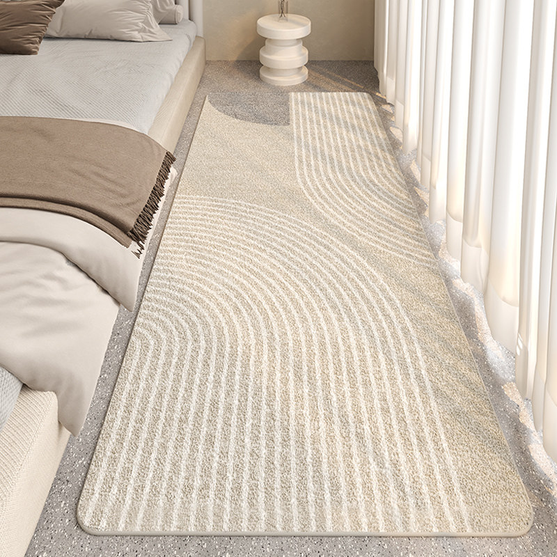 卧室床边地毯客厅日式侘寂风地垫房间耐脏阳台飘窗垫子长条床边毯,居家布艺,床边毯,淘宝优惠券,粉丝福利购,淘宝优惠卷