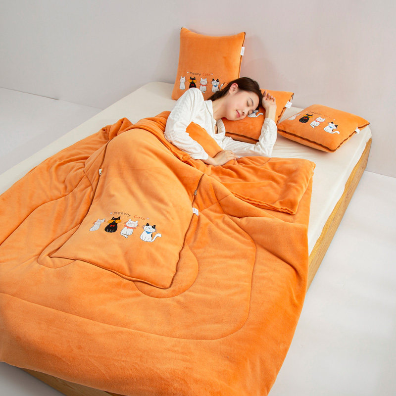 抱枕被子两用办公室加厚午睡神器空调毯汽车靠垫枕头二合一轻奢女,居家布艺,抱枕被,淘宝优惠券,粉丝福利购,淘宝优惠卷