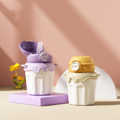 儿童保温杯幼儿园保温水杯上学专用杯子小学生吸管杯外出水壶背带